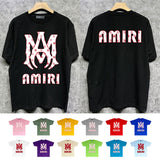 Amiri T Shirts Printed Trendy Pure Cotton