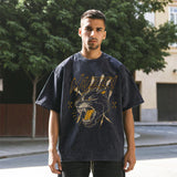 Mens Vintage T Shirt Short Sleeve T-Shirt Men