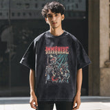 Mens Vintage T Shirt Short Sleeve T-Shirt Men's and Women's