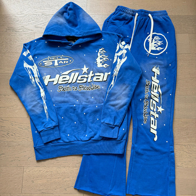 Hellstar Hoodie And Pants Two-Piece Set