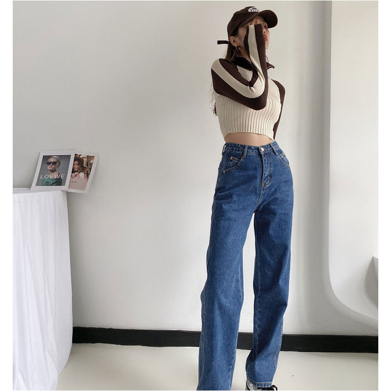 Women Jeans Retro Loose