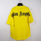 Palm Angels T Shirts Printed Short Sleeve T-shirt Men and Women Loose Half Sleeve