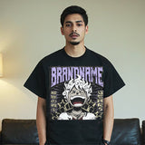 Men T Shirts Men's Spring/Summer Destroy Print Short Sleeves