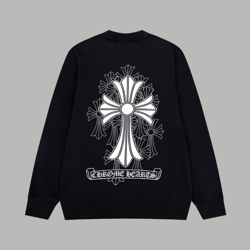 Chrome Hearts Sweatshirt Autumn/Winter Crew Neck Sweater