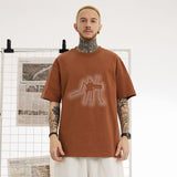 Men T-Shirt Fun Spider Idle Style All-Match