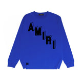 Amiri Long Sleeved Shirt Printed Trendy Pure Cotton