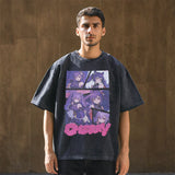 Men's Vintage T Shirt Short Sleeve T-Shirt Men's Cartoon Print