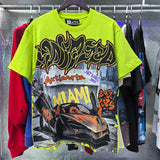 Godspeed T Shirts Atlanta Supercar Printed Cotton Casual Short Sleeve Men and Women