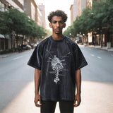 Mens Vintage T Shirt Short Sleeve T-Shirt Men