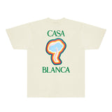 Casablanca T Shirts Fashion Print Street