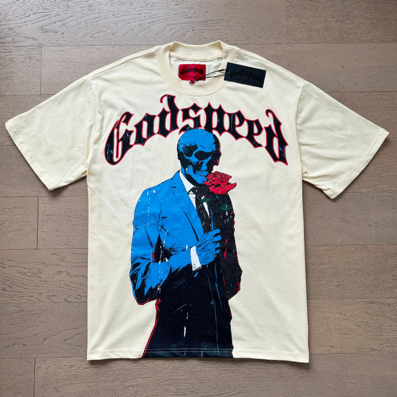 Godspeed T-Shirt Retro Fantasy Pattern