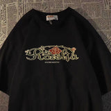 Anti Social Club T Shirt Retro Short Sleeve T-shirt Men's Summer Loose