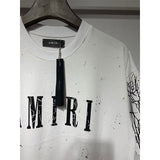 Amiri T Shirts Fashion Print Couple High Street