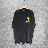 Amiri washed t-shirt tiger short sleeve