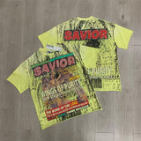 First Row T Shirts Wings of Purity Tee Hot Diamond Ma Liu Washing Water