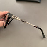 CHH Chrome Hearts Glasses Silver Versatile Myopia Eyeglasses Frame