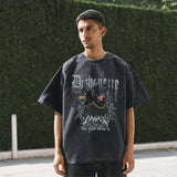 Mens Vintage T Shirt Short Sleeve T-Shirt Men's and Women's