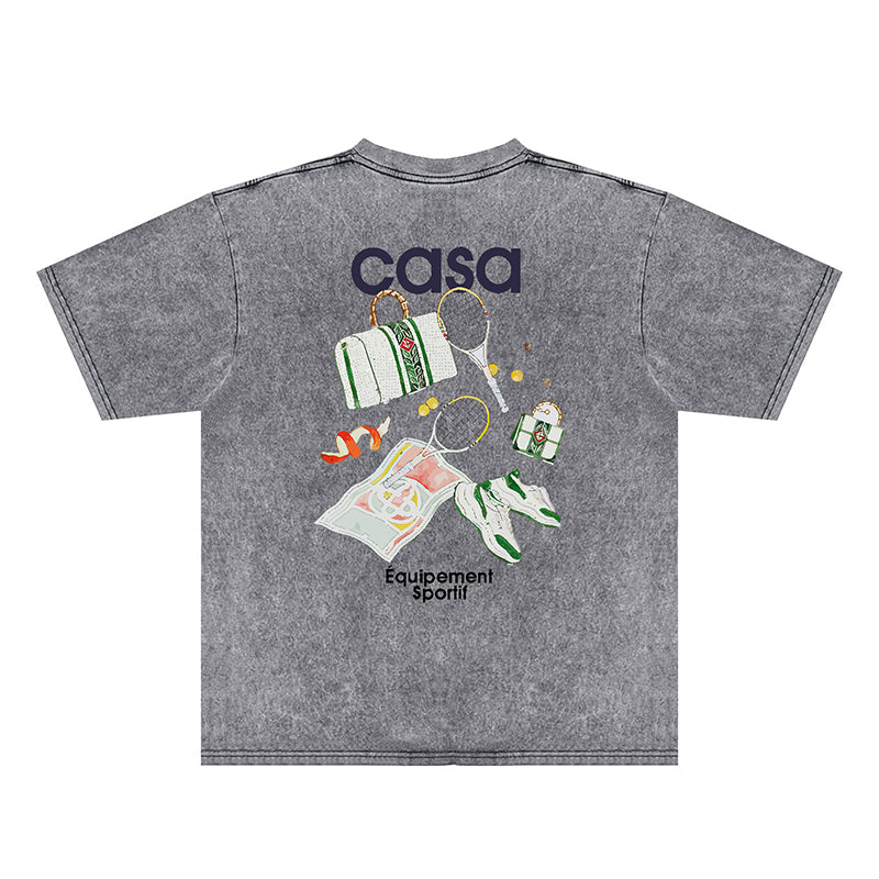 Casablanca Distressed T-Shirt