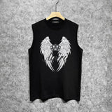 Amiri tank top wing crown printing