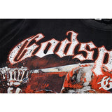 Godspeed T-Shirt Retro Fantasy Pattern