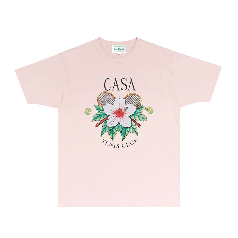 Casablanca T Shirts Fashion Print Street