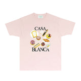 Casablanca T Shirts Fashion Print Street