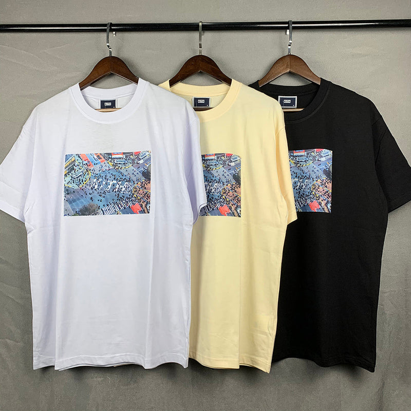 Kith T-Shirt Kith Japan Tokyo Bustling Street Pattern