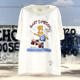Fog Essentials T Shirts Spring and Summer FOG Joint Series Cartoon Pattern Crew Neck Short Sleeves