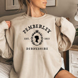 Jane Austen Sweatshirt Pride and Prejudice Pullover Pemberle