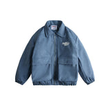 Unisex Pu Jacket PU Leather Cotton-Padded Coat Winter