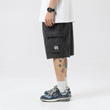 Unisex Shorts Large Workwear with Pocket Shorts Casual Loose