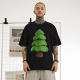 Men T-Shirt Casual All-Matching Lazy Style Loose