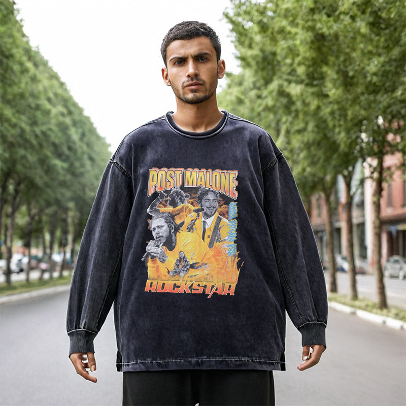 Mens Vintage Long Sleeve Shirt