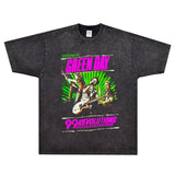 Green Day T Shirt Retro Loose