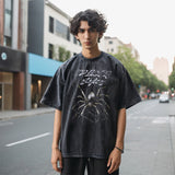 Mens Vintage T Shirt T Old Short Sleeve T-Shirt Men and Women