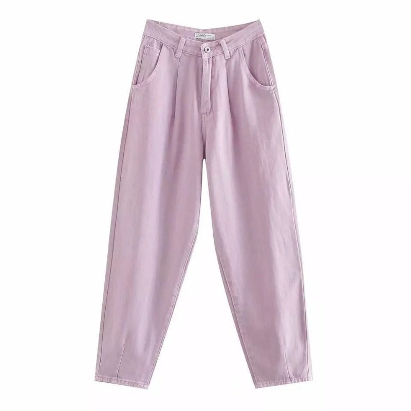 Women Jeans Retro Loose Casual Slimming