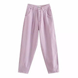 Women Jeans Retro Loose Casual Slimming
