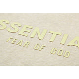 Fog Essentials T Shirts Spring/Summer FOG Season 9 Double Line Flocking Letter V-Neck Short Sleeves