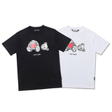 Palm Angels T Shirts Teddy Bear Printed Men's and Women's Short-Sleeved T-shirt