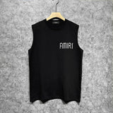 Amiri tank top mottled spider print