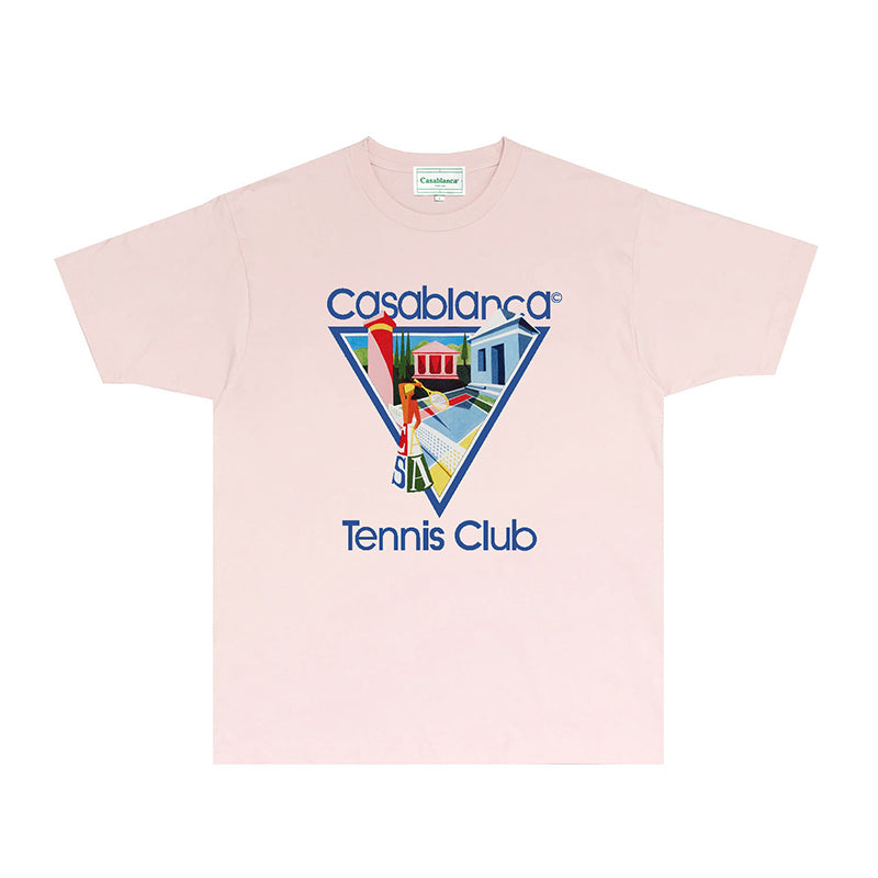 Casablanca T Shirts Fashion Print Street