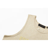 Fog Essentials tank spring summer FOG letter crew neck vest