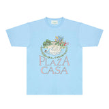 Casablanca T Shirts Fashion Print Street