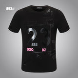 Dsq2 T Shirt Casual Sports Printed Short Sleeve Summer Men