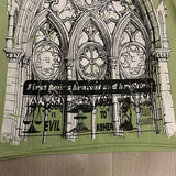 First Row T Shirts Breaking News Warning From Heaven Cropped Tee 2026ss European and American Street Trend Brand
