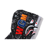 Bathing Ape Hoodie Luminous Starry Sky Two-Hat Cardigan Zipper Velvet Shark