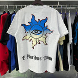 Godspeed T Shirts Supercar Beach Road Print Cotton Casual Short Sleeves Men and Women