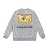 Bathing ape Crew neck sweatshirt