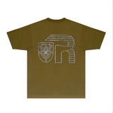 Rhude T Shirts Printed Trendy Pure Cotton
