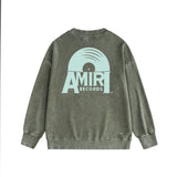 Amiri Distressed Sweatshirt Printed Trendy Pure Cotton